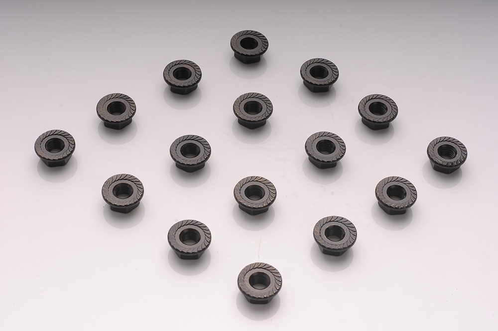 GB6177高強(qiáng)度淬黑法蘭螺母